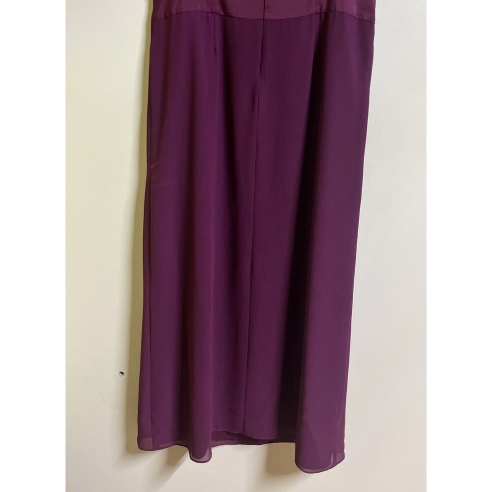 Lori Ann Montreal Formal Dress Long Maxi Burgundy Women's SIze 16 A Line - Picture 9 of 9
